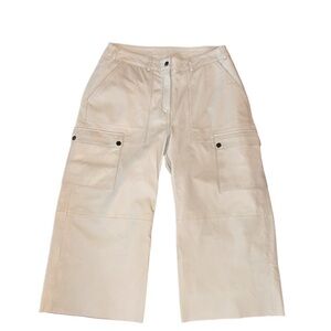 NWT BOD & CHRISTENSEN Nadine baby breath Leather Cargo Pants